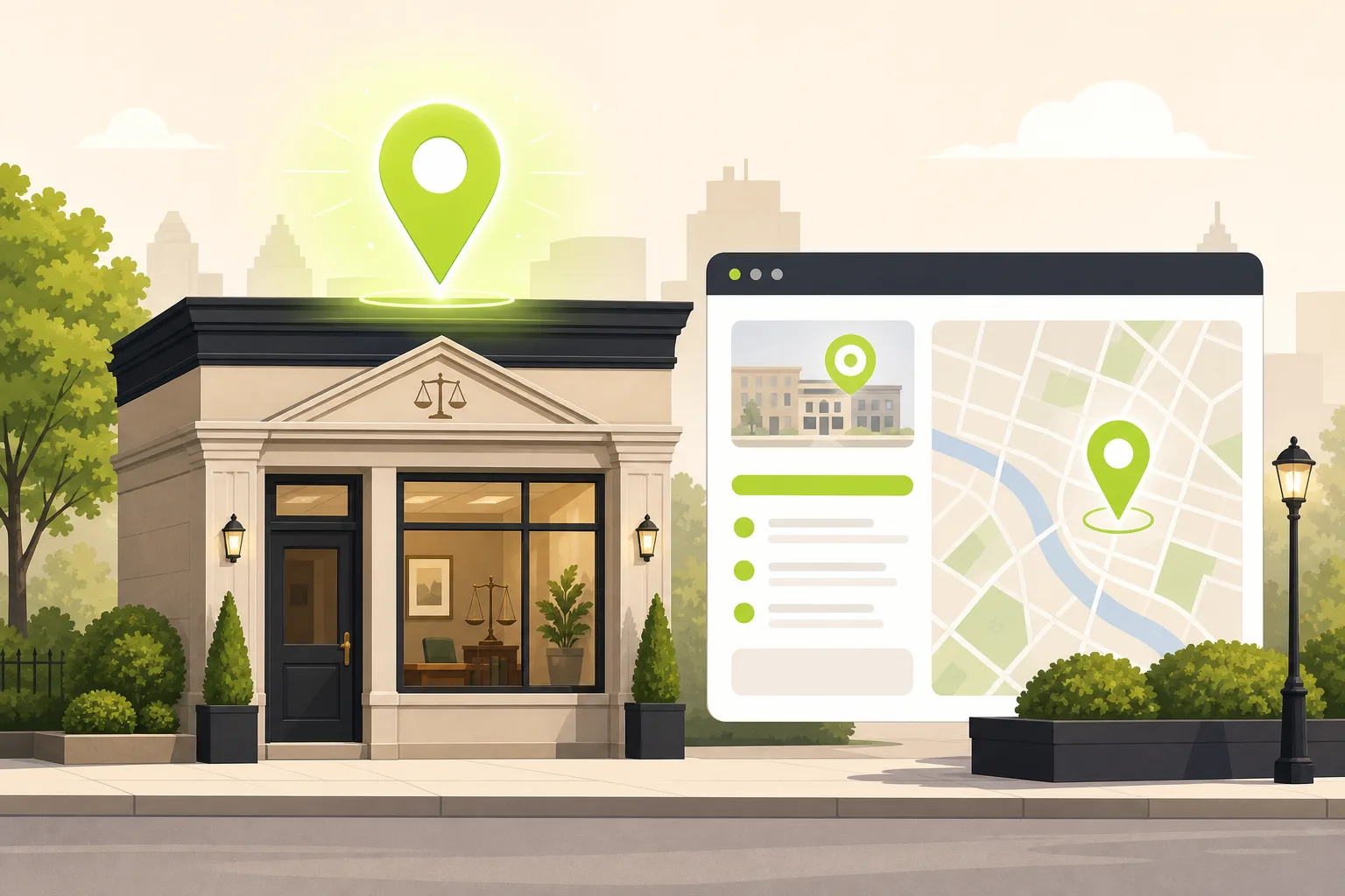 Illustration: Law Firm Google Business Profile: Setup, Optimization, and What It Can't Do