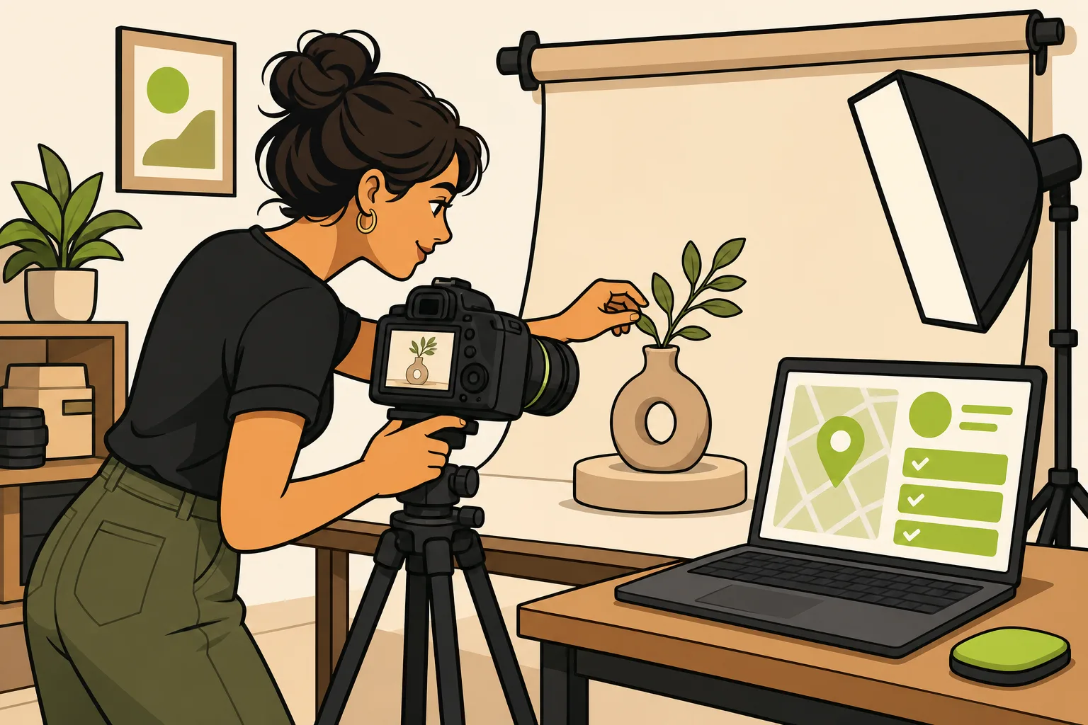 Illustration: Local SEO for Photographers: Venue Pages, Gallery Images, and Credentials That Move Rankings