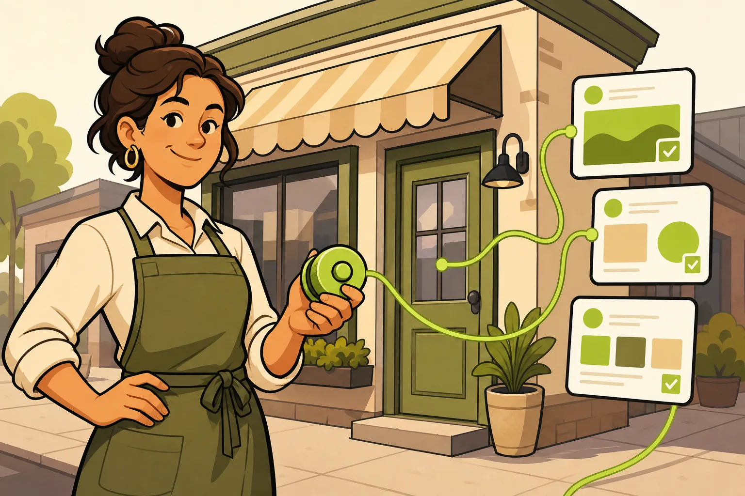 Illustration: Local Social Media Marketing Without an Agency