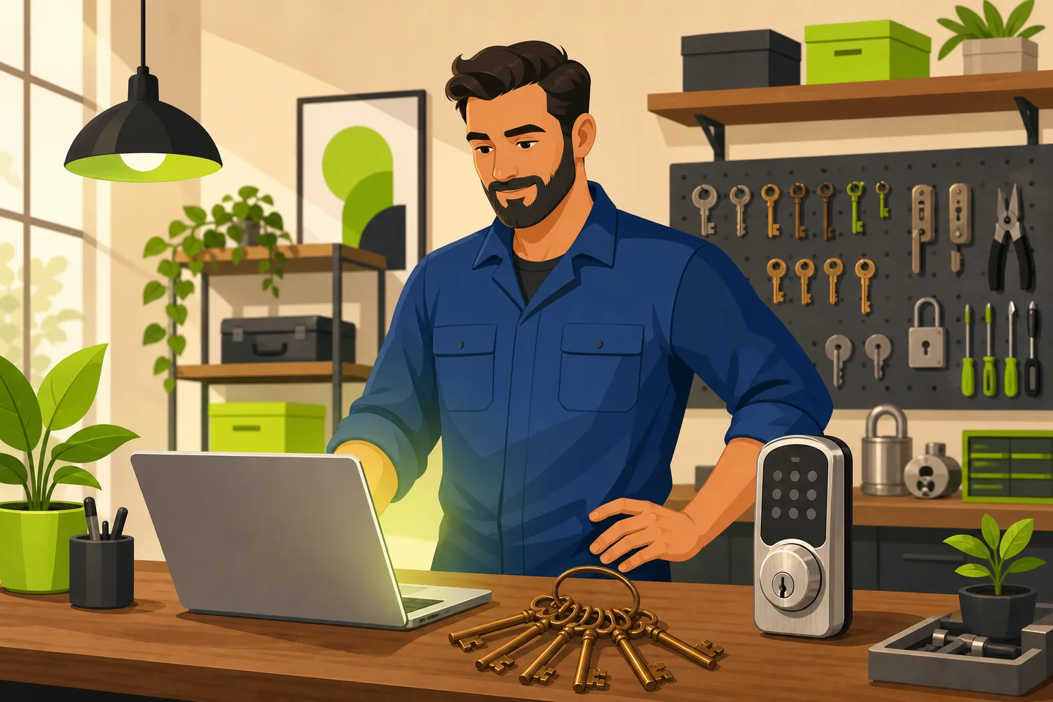 Illustration: Is a Website Worth It for a Locksmith?