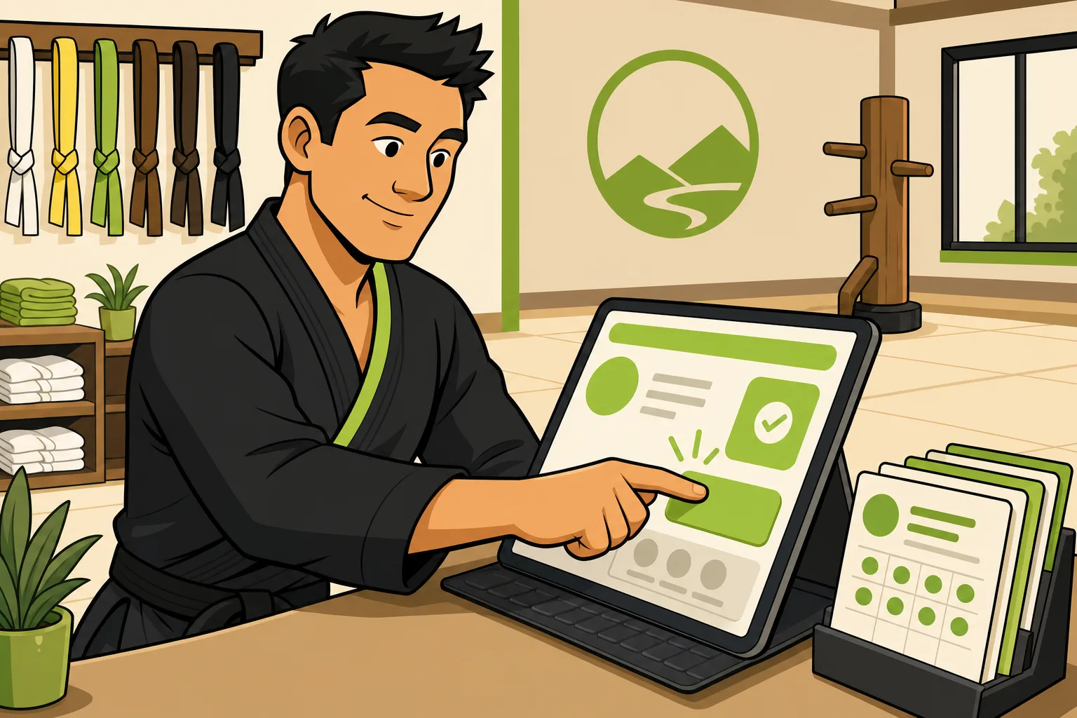 Illustration: How to Market Your Martial Arts School: The Website-First Strategy That Works