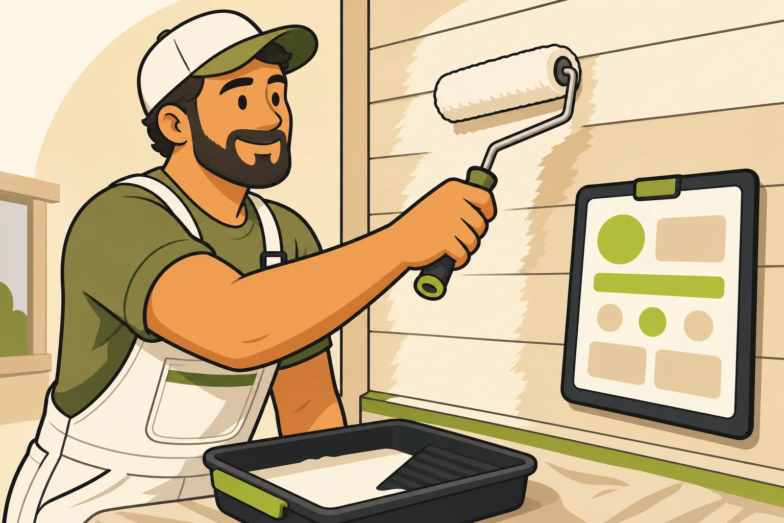 Illustration: What Should a Painting Contractor Website Include?