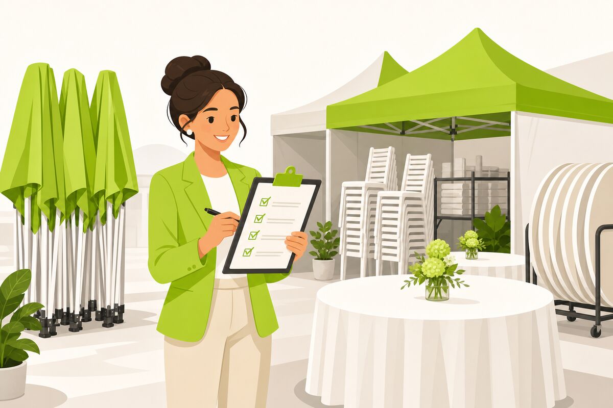 Party & Event Rentals website example