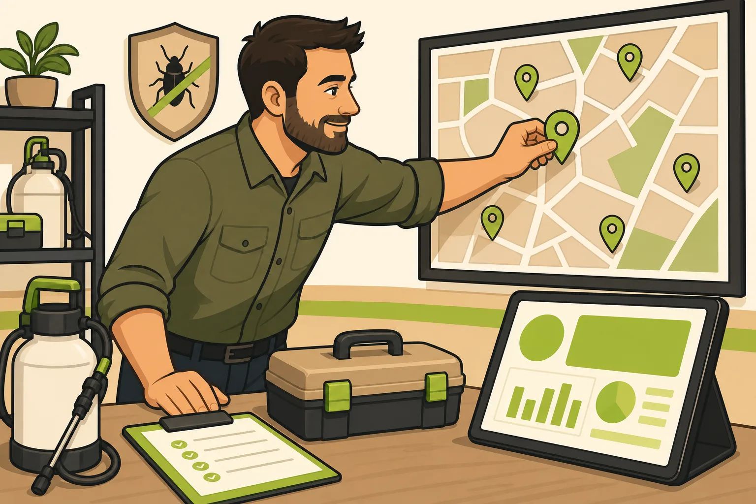 Illustration: Pest Control SEO: What Your Website Actually Needs to Rank in Your City