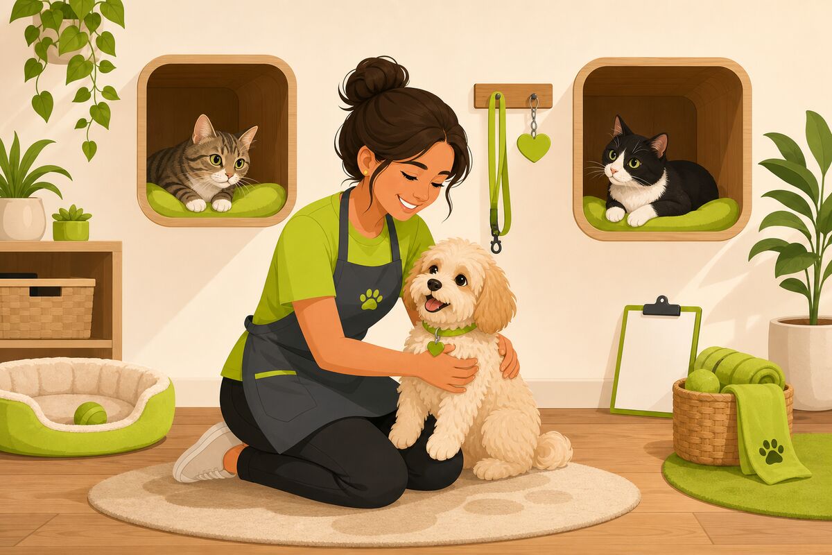 Pet Boarding website example