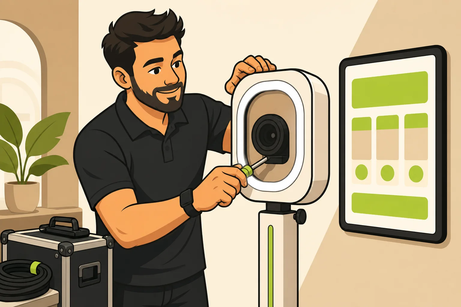 Illustration: How Much Does Photo Booth Rental Cost? (And How to Show Pricing on Your Site)