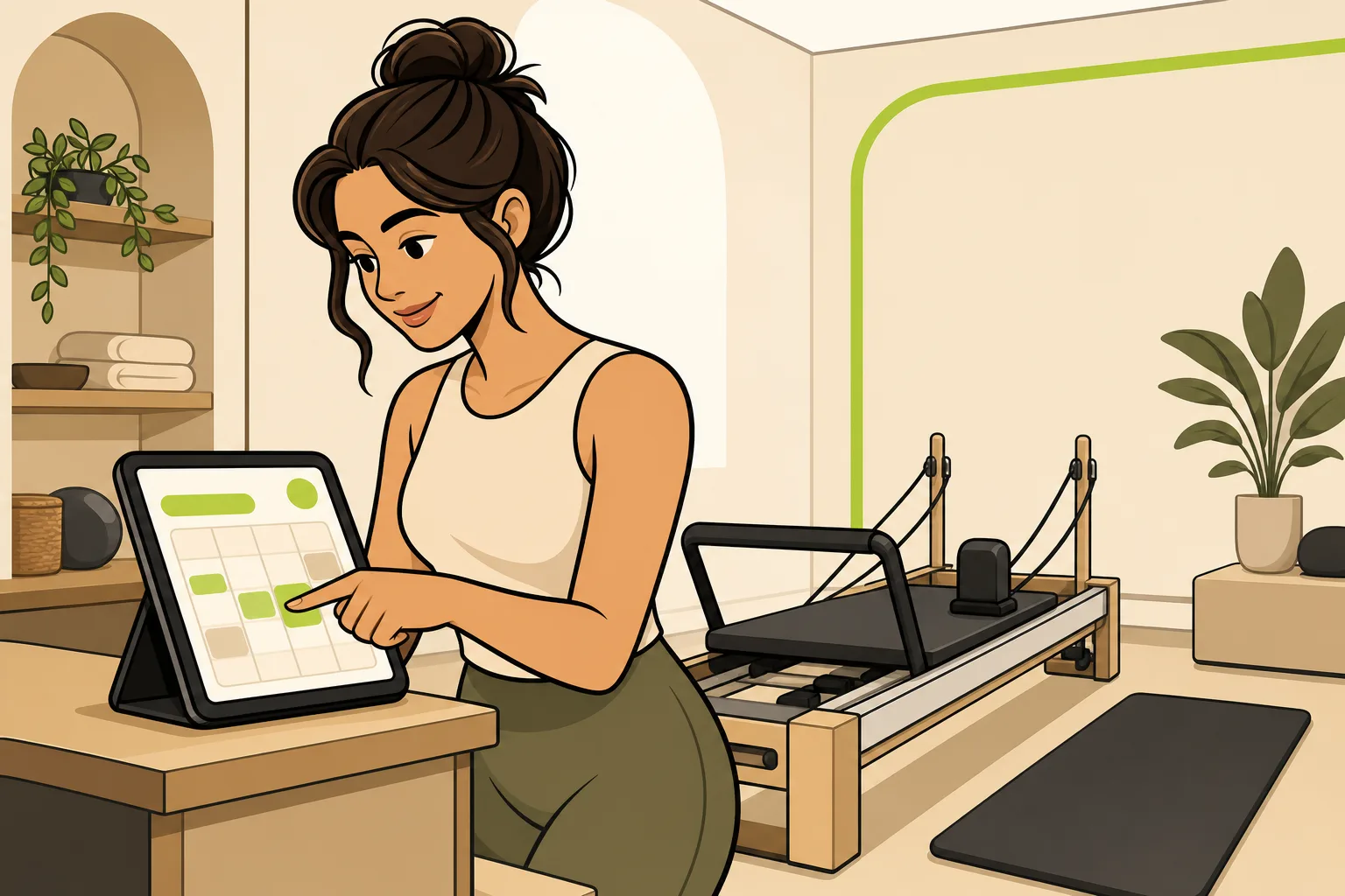 Illustration: Pilates Studio Marketing: Why Your Website Has to Come First