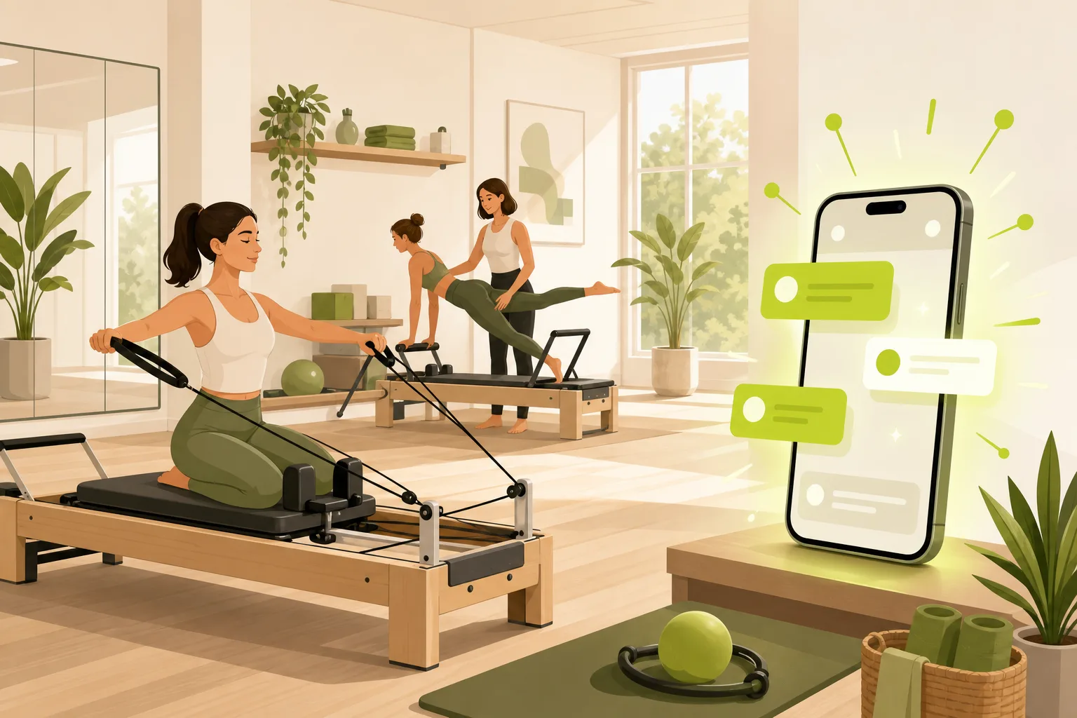 Illustration: Is a Website Worth It for a Pilates Studio?