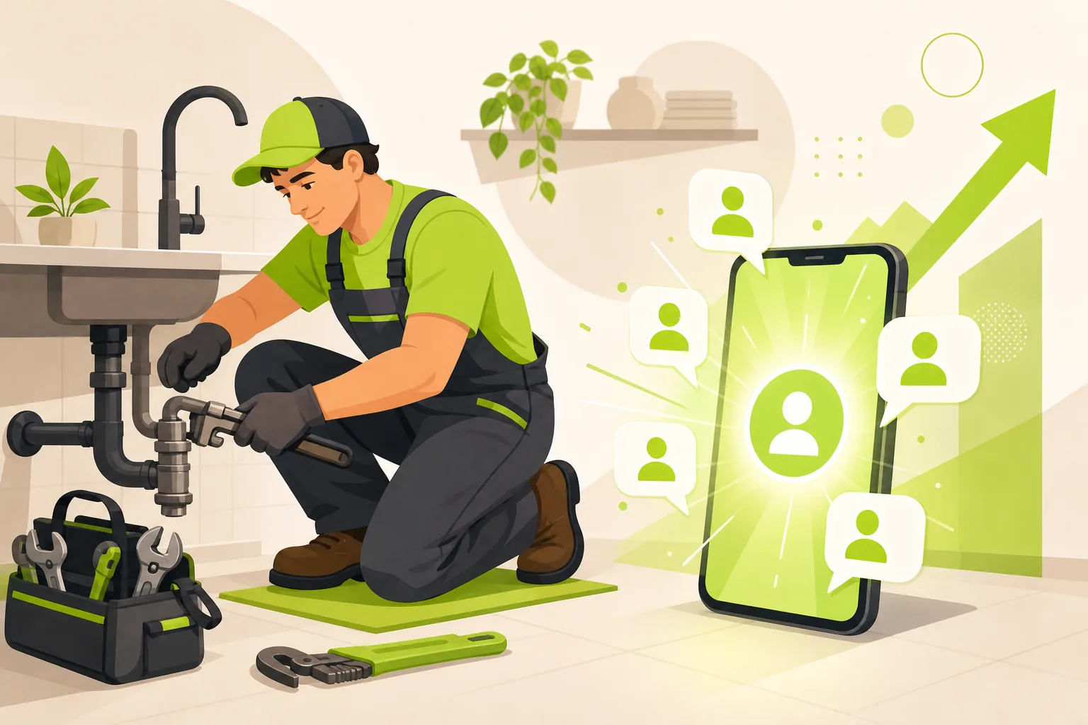 Illustration: Is a Website Worth It for a Plumber?