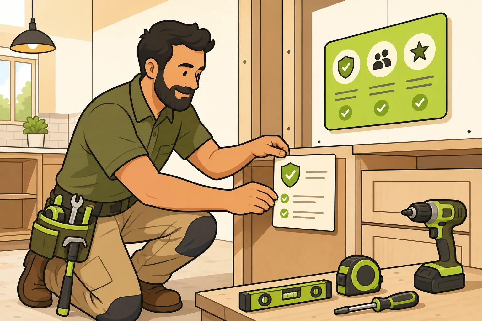 Illustration: The 6 Things Remodeling Leads Check on Your Website Before They Call