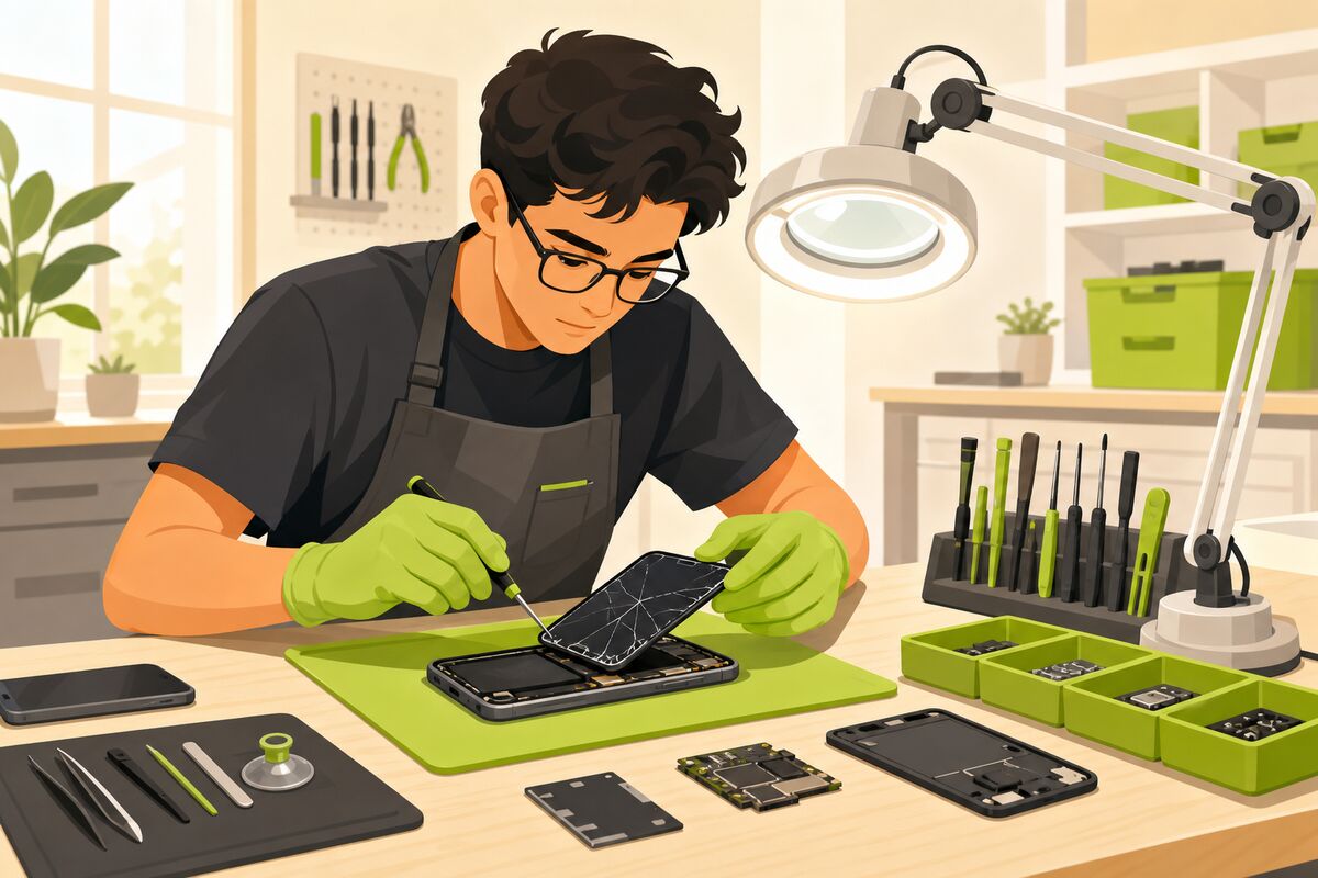 Computer & Phone Repair website example