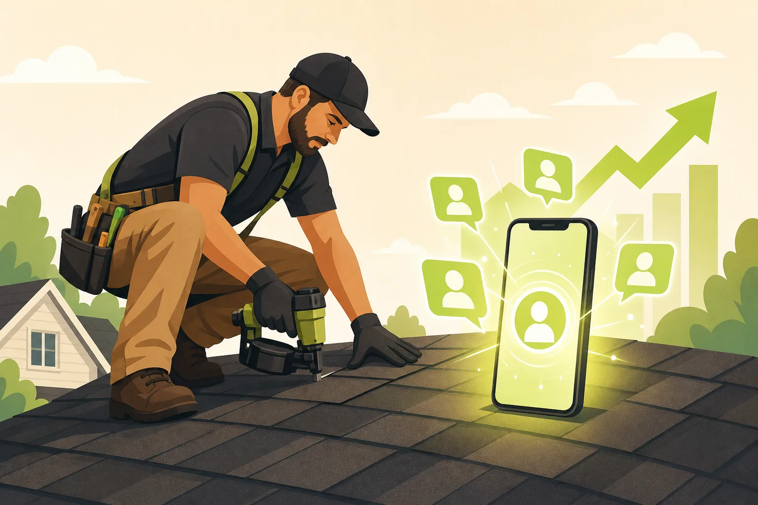 Illustration: Is a Website Worth It for a Roofer in 2026?