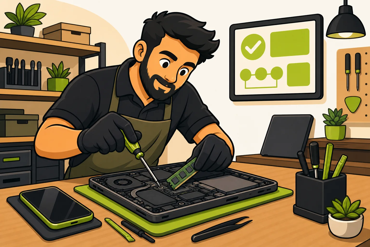 Illustration: How to Win the Same-Day Computer Repair Customer: What Your Website Needs to Say