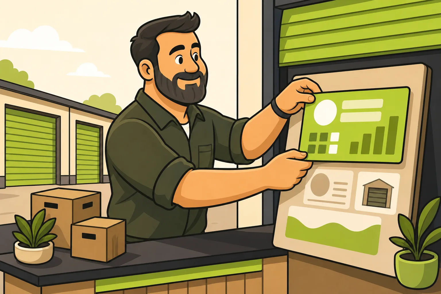 Illustration: Self-Storage Marketing for Independent Operators: 7 Things That Fill Units Before You Spend a Dollar on Ads