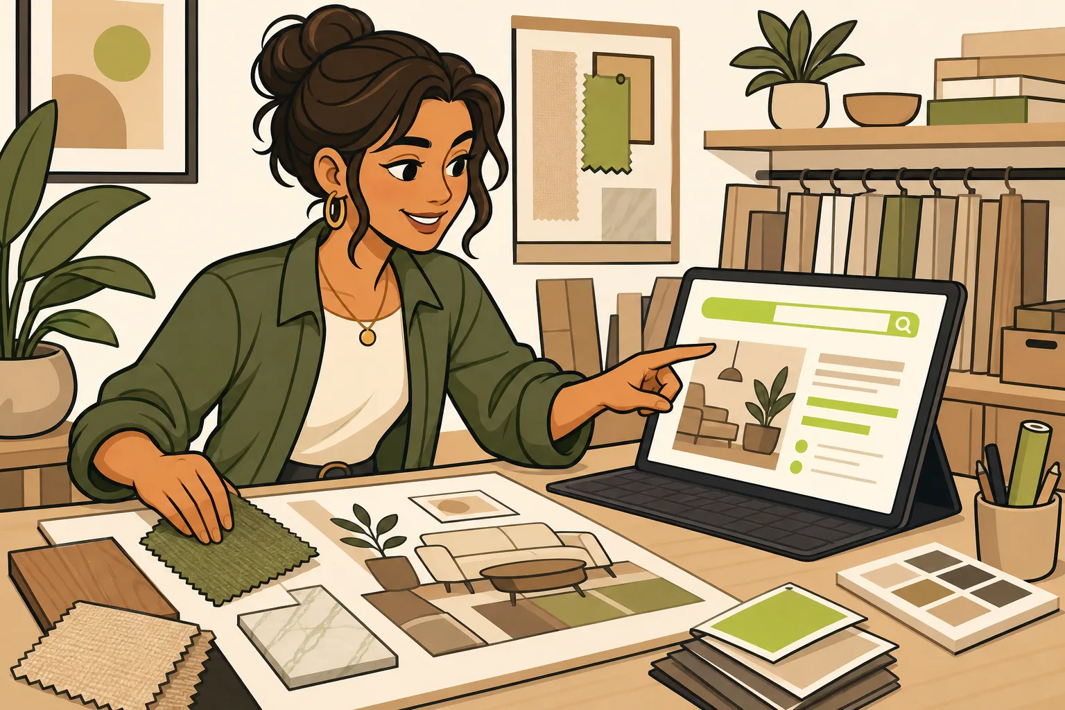 Illustration: SEO for Interior Designers: Why Your Portfolio Site Is Your Best Ranking Asset