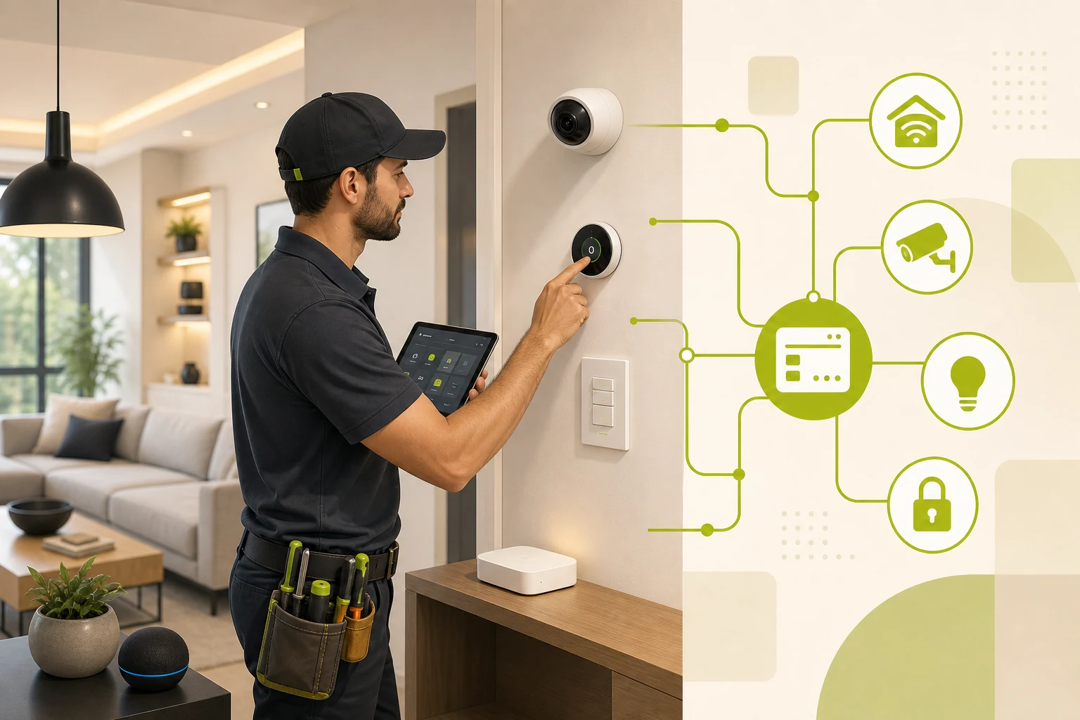 Illustration: Home Automation Installer Website Tips That Win Builder Referrals