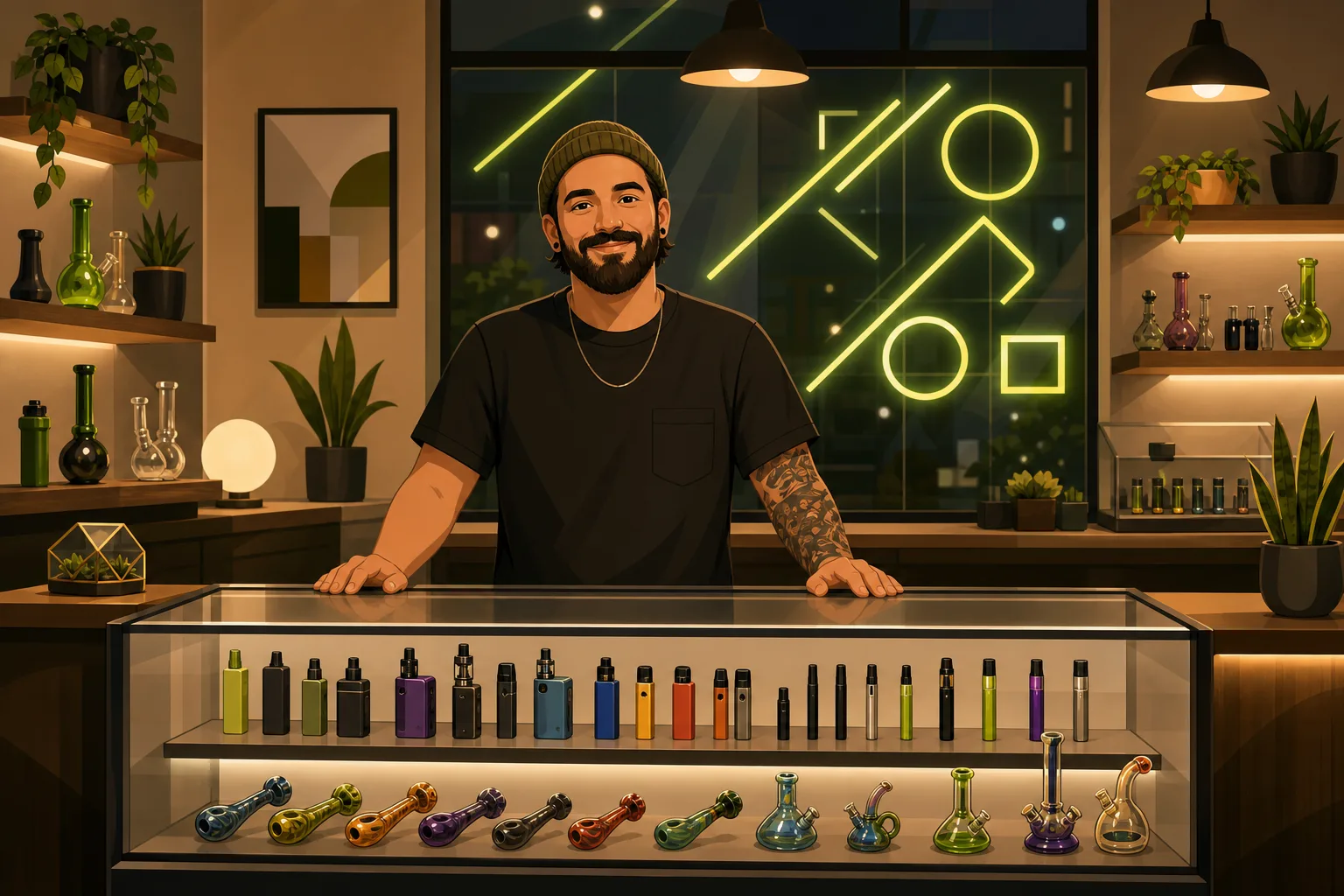 Illustration: Is a Website Worth It for a Smoke Shop?
