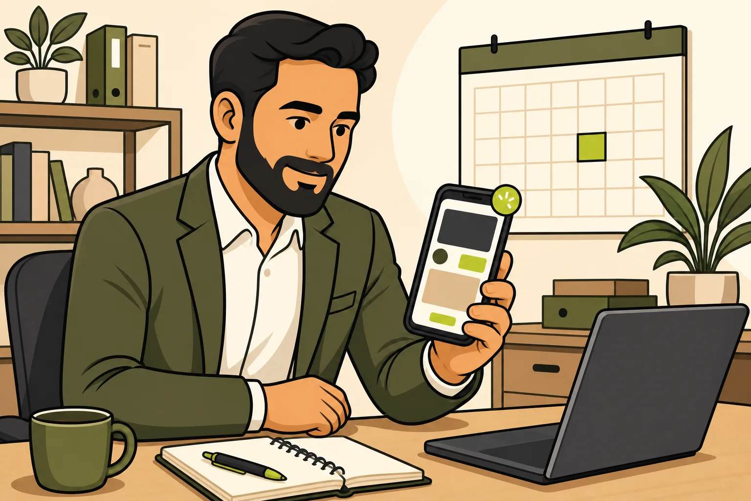 Illustration: Social Media for Accountants: Brand-Safe & Simple