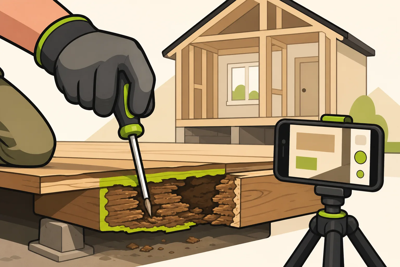Illustration: Social Media Marketing for Home Inspectors: What Actually Works