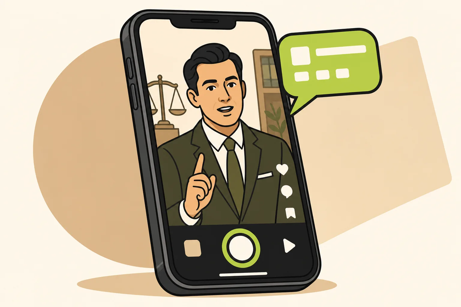 Illustration: Social Media Marketing for Law Firms: What Actually Works