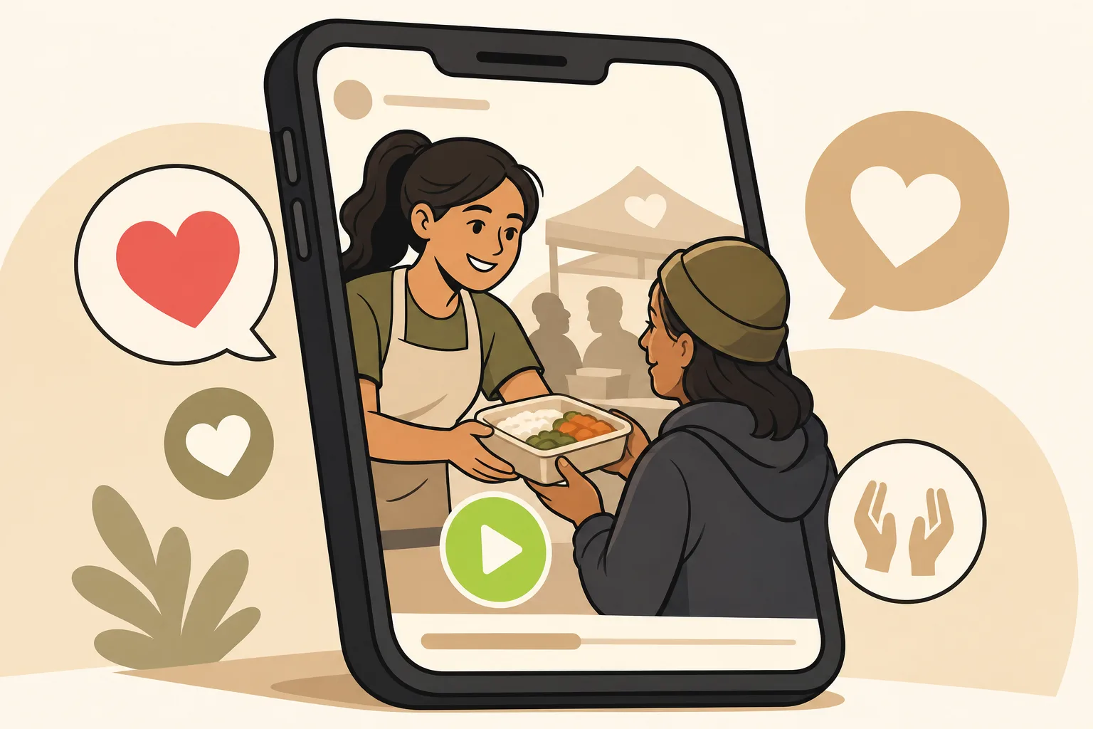 Illustration: Social Media Marketing for Non Profit: What Actually Works