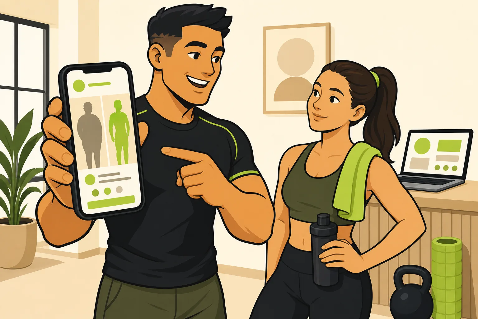 Illustration: Social Media Marketing for Personal Trainers: Fill Your Roster