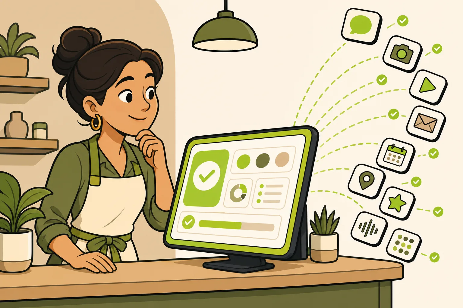 Illustration: Social Media Scheduler for Small Business: Why It's Not Enough