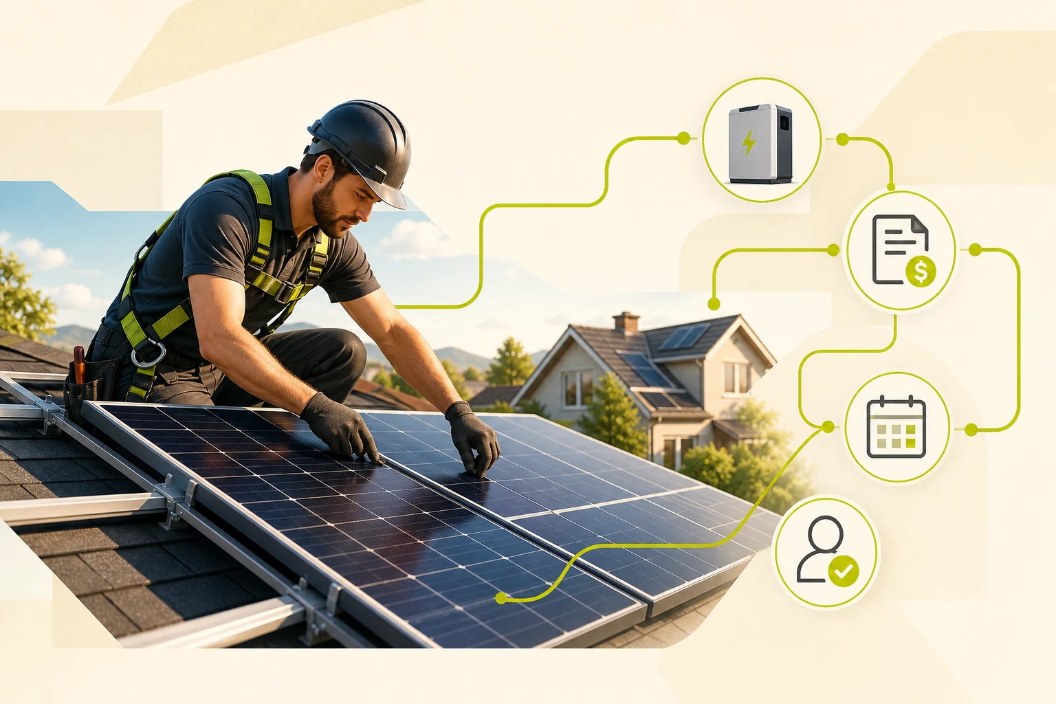 Illustration: What a Solar Installation Website Needs to Win Local Customers in 2026