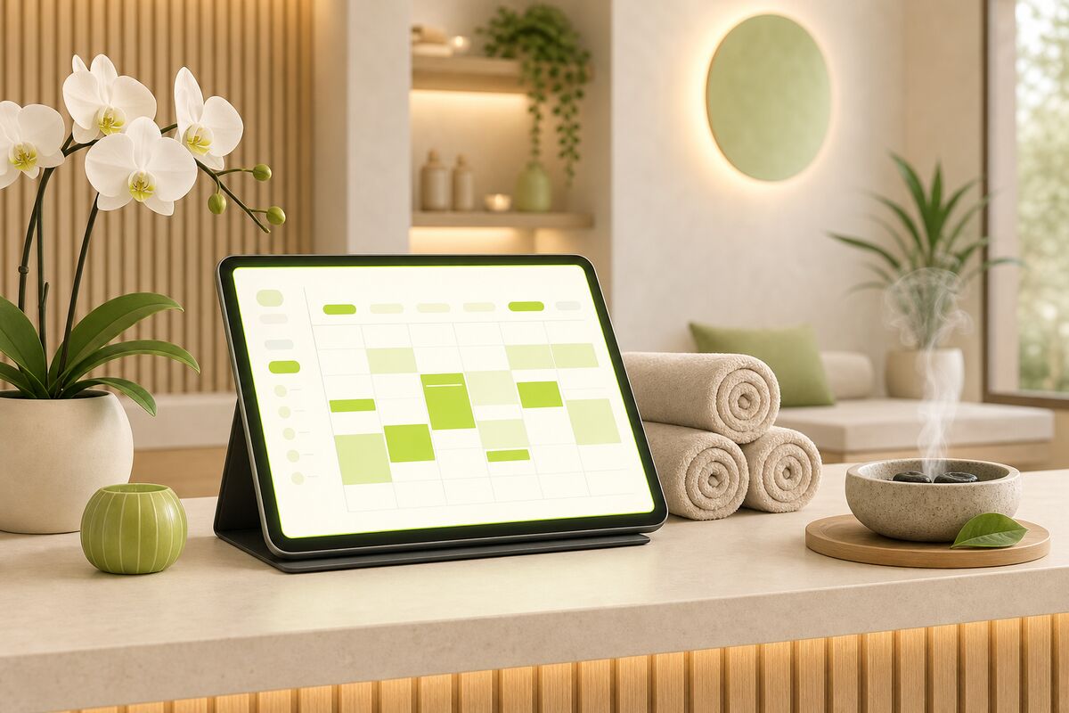 Spas & Massage website example