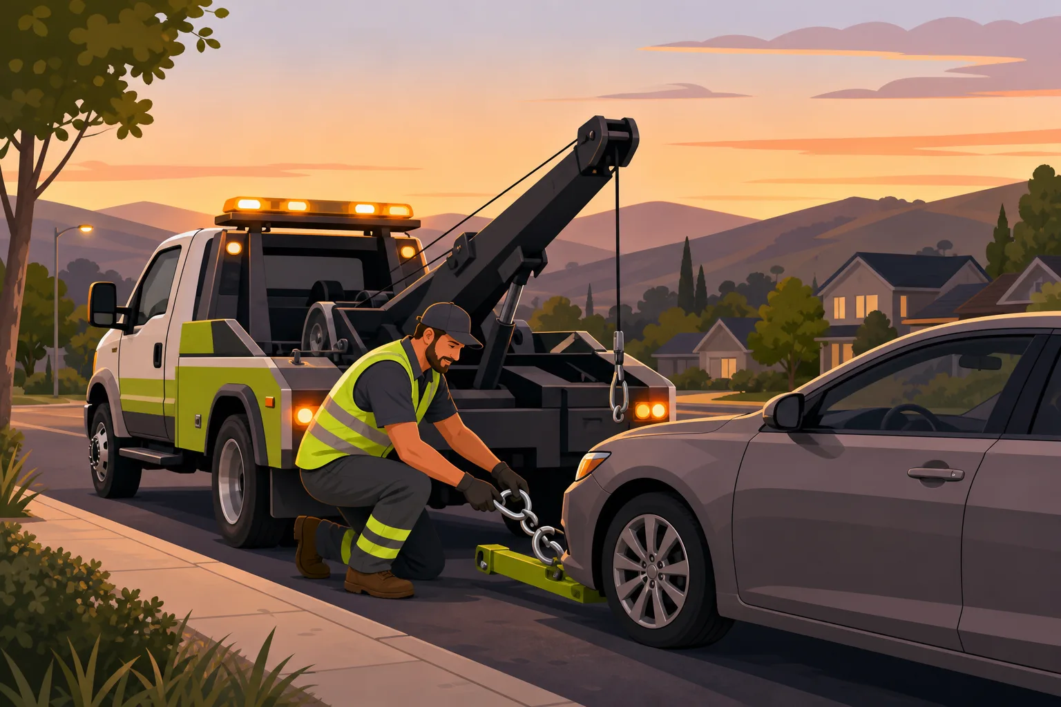 Illustration: Is a Towing Company Website Worth It? The Honest Math.