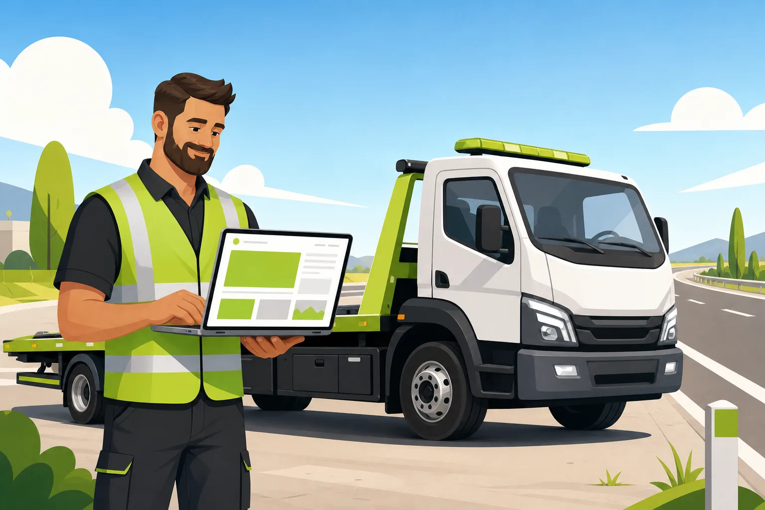 Illustration: Towing Website Builder: The Only Comparison That Starts With the Phone Call