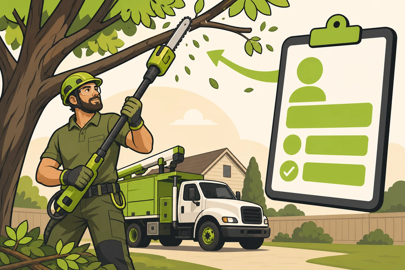 Illustration: How to Get More Tree Service Leads Without Paying $30–$100 Each