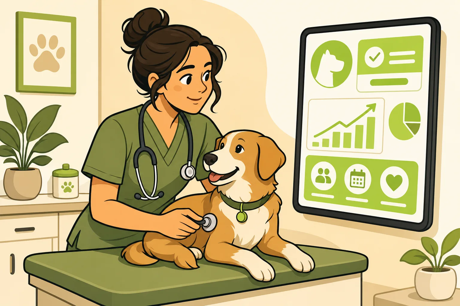 Illustration: Veterinarian Marketing: 5 Things Your Website Does That No Ad Budget Can Replace