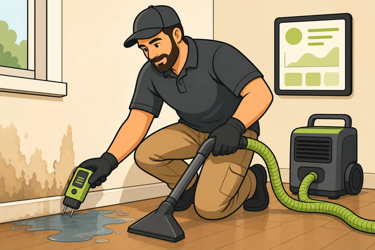 Illustration: Water Damage SEO: What Restoration Company Owners Actually Need to Know
