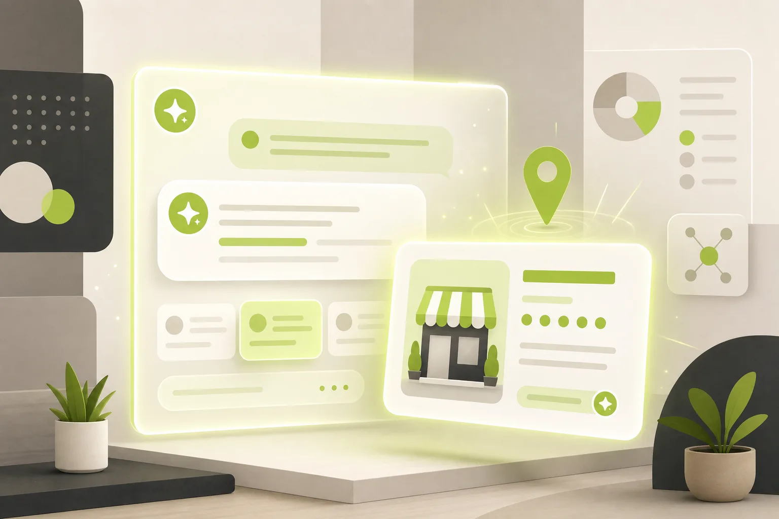 Illustration: Will AI Overviews Send You Customers? What Local Businesses Need to Know